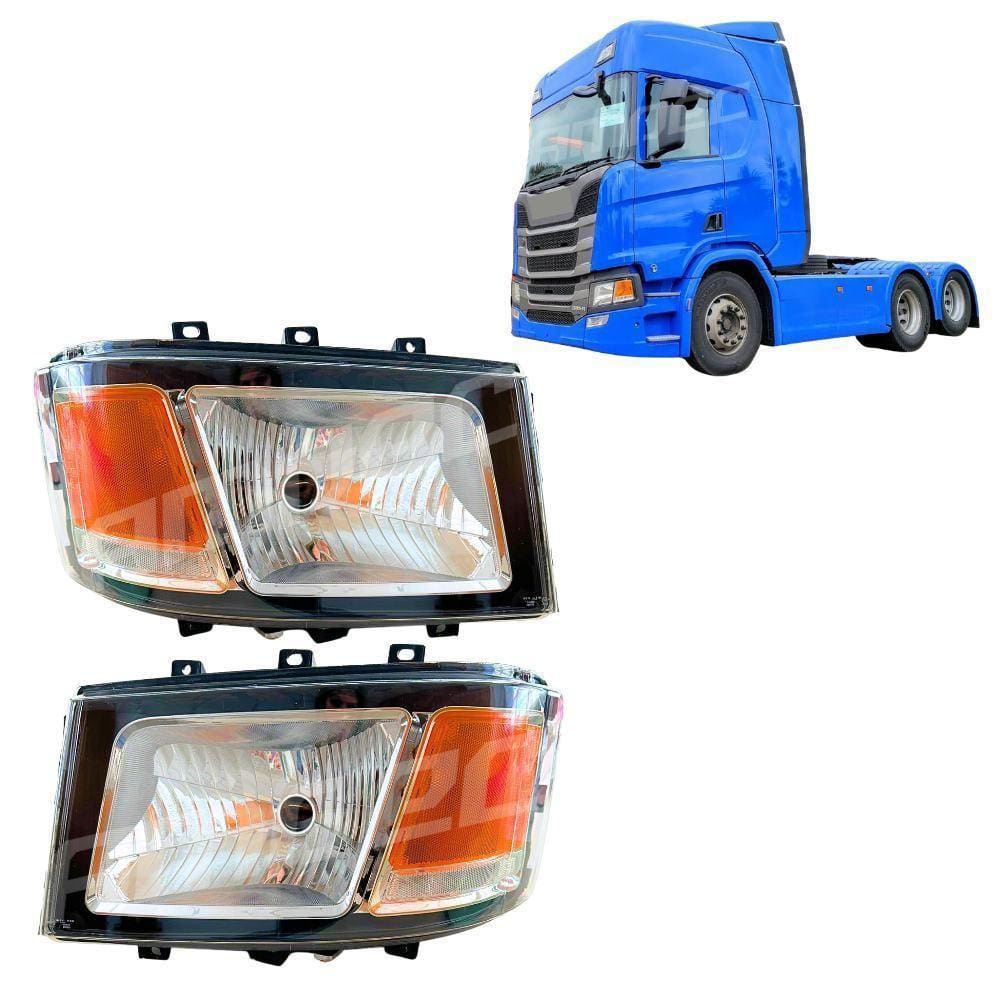 Par Farol Principal Compatível Scania Ntg Após 2019