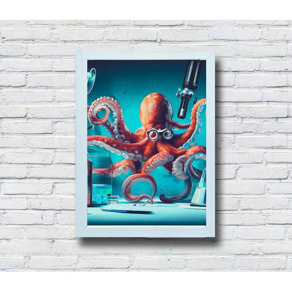 Quadro Decorativo MDF Polvo Cientista