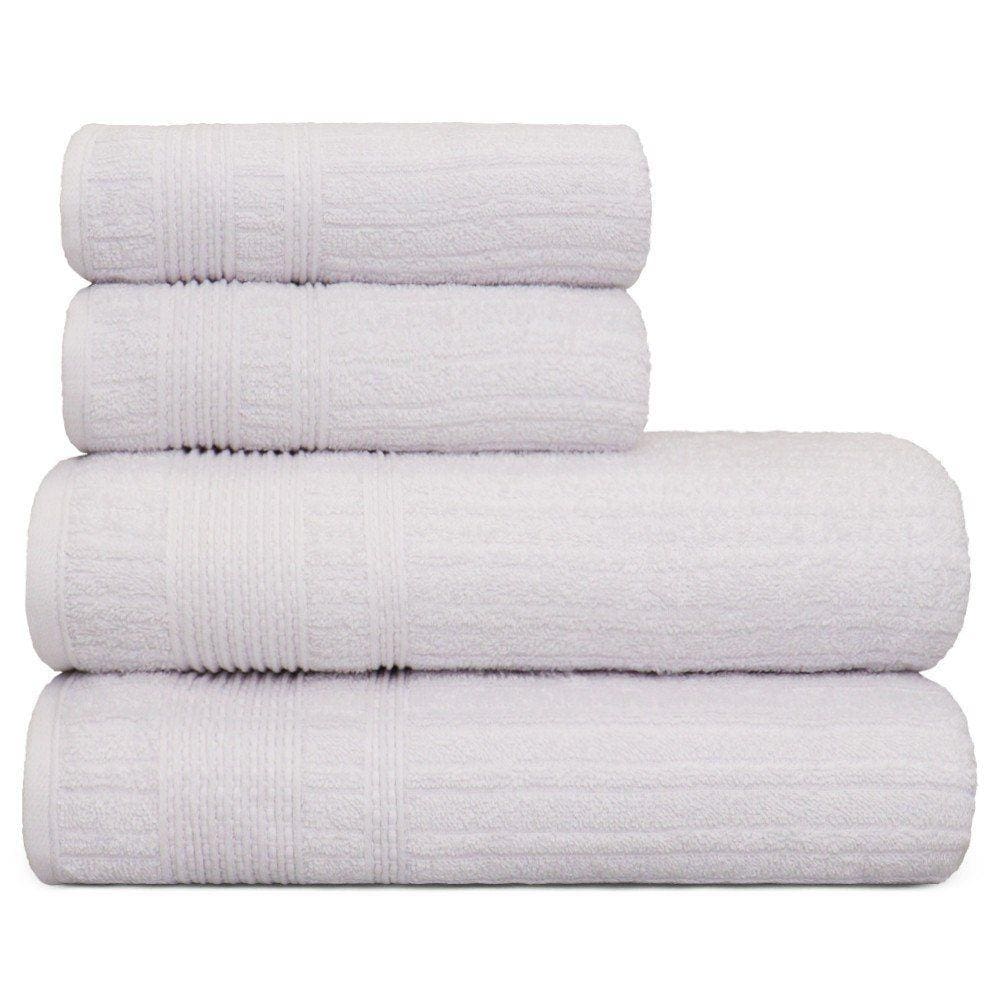 Jogo Toalha de Banho 4 Peças Sonata Fio Penteado Appel Branco