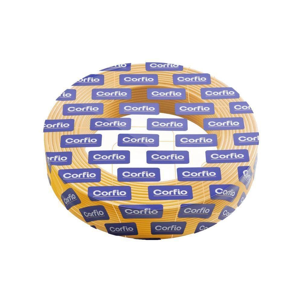 Fio De Cobre Flexível 1,0mm2 - Corfio Amarelo - Por Metro