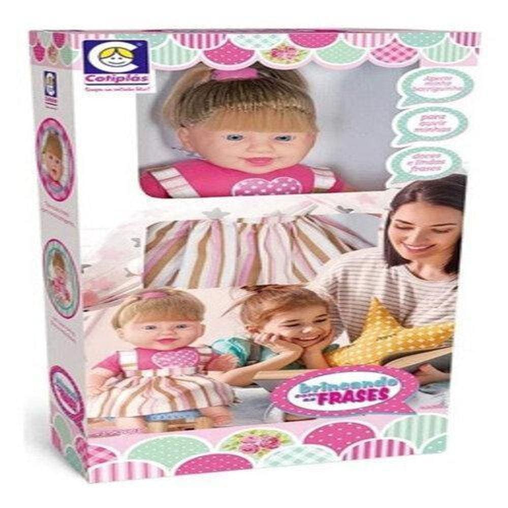 Boneca Infantil Brincando Com As Frases-Cotiplas