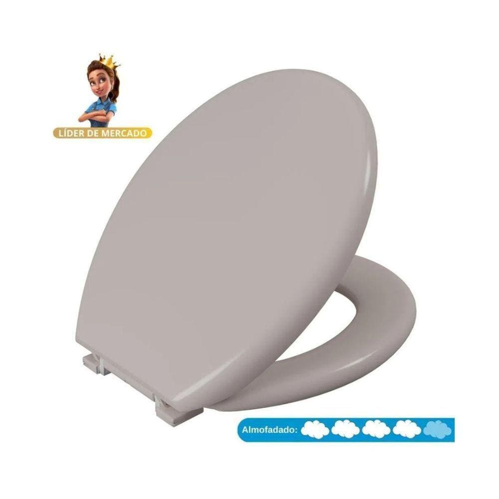 Assento Almofadado Oval - Astra Salmão