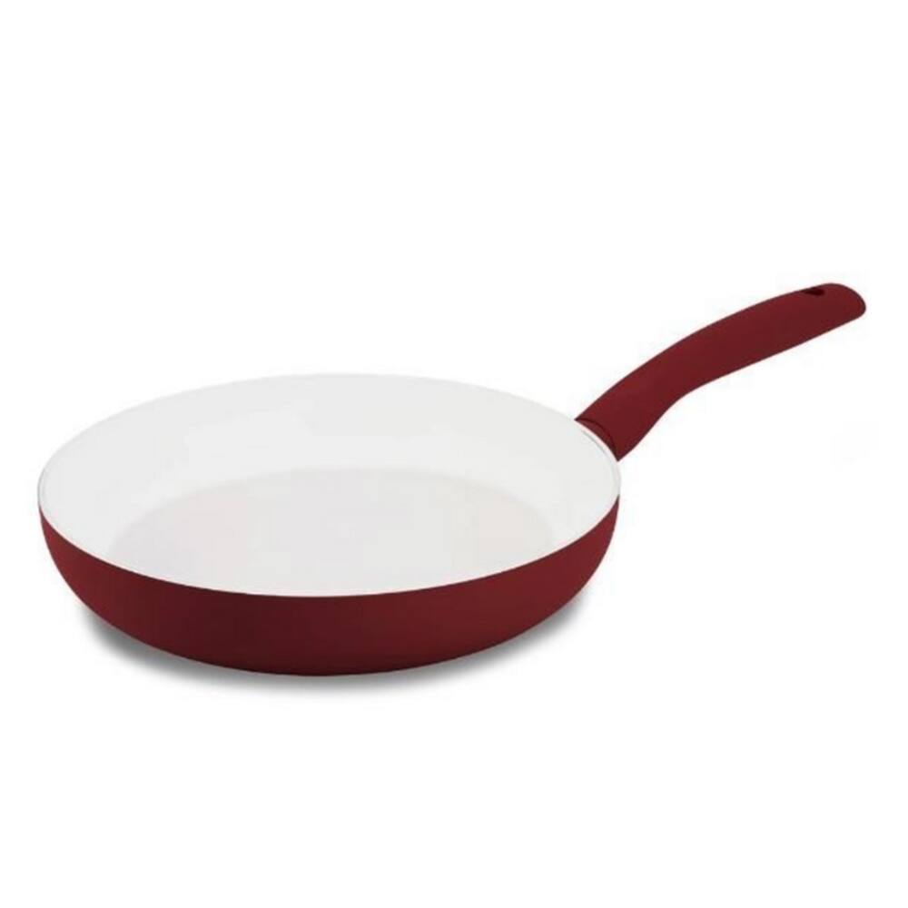 Frigideira com Revestimento Cerâmico Vermelha 26 cm Indução