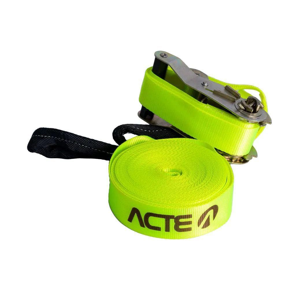 Slackline 10 Metros com Catraca T122 Verde Acte Sports
