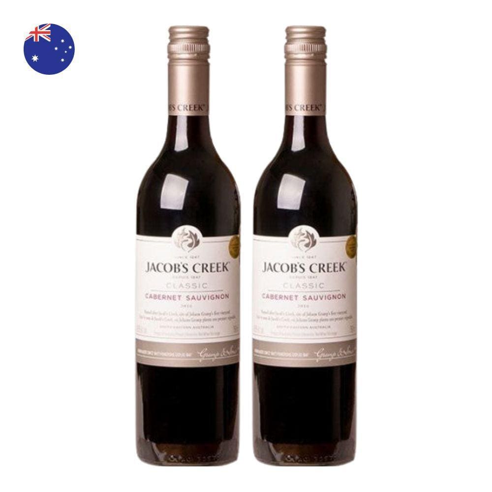 Kit 2 Vinhos Jacobs Creek Cabernet Sauvignon Tïnto Austrália 750ml