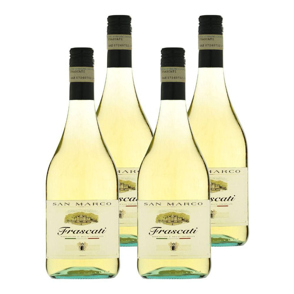 Kit 4 Vinhos Frascati San Marco Branco Itália 750ml
