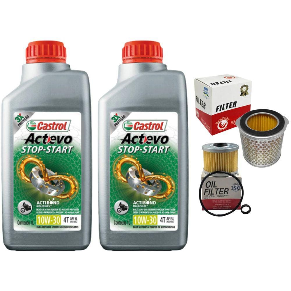 Filtros Óleo E Ar, Óleo 10w30 Castrol Xre 300 2009 Até 2022