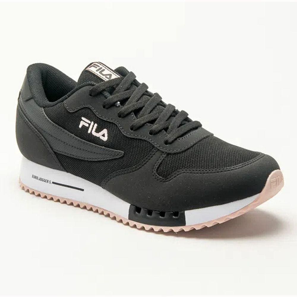 Tênis Fila Euro Jogger Sport Feminino - Preto e Rosa