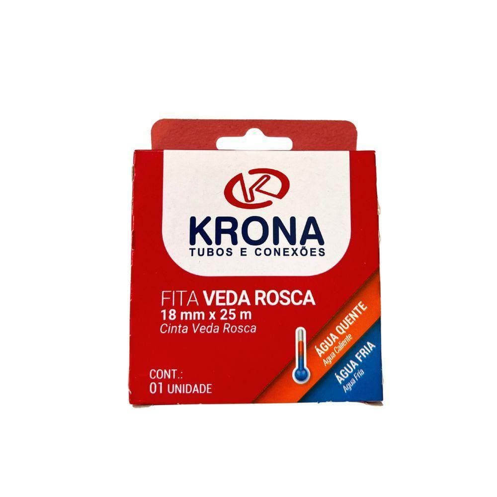 Fita Veda Rosca 18mm 25mt - Krona