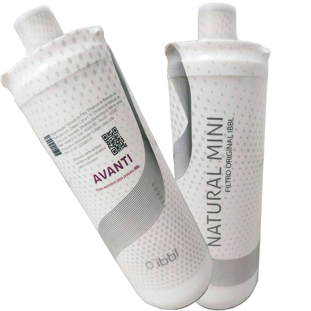 Refil Filtro Ibbl Avanti Mio Vivax Purificador Natural Mini Àgua Bebedouro Vela