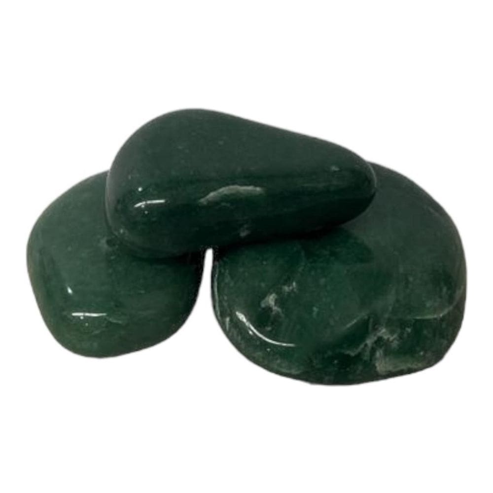Pedra Rolada Quartzo Verde Grande Pacote 200 g