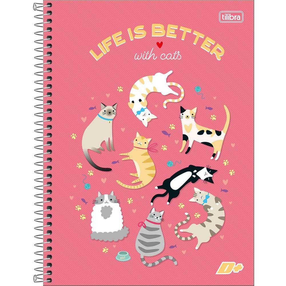 Caderno Espiral CD Universitario 1 Matéria D+ 96 Folhas Tilibra