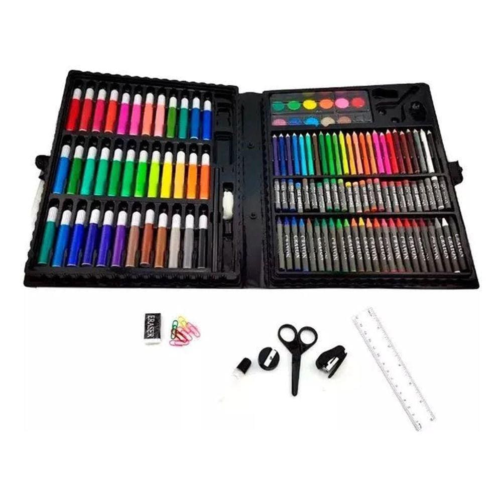 Maleta De Pintura Color 150 Peças - Dinos