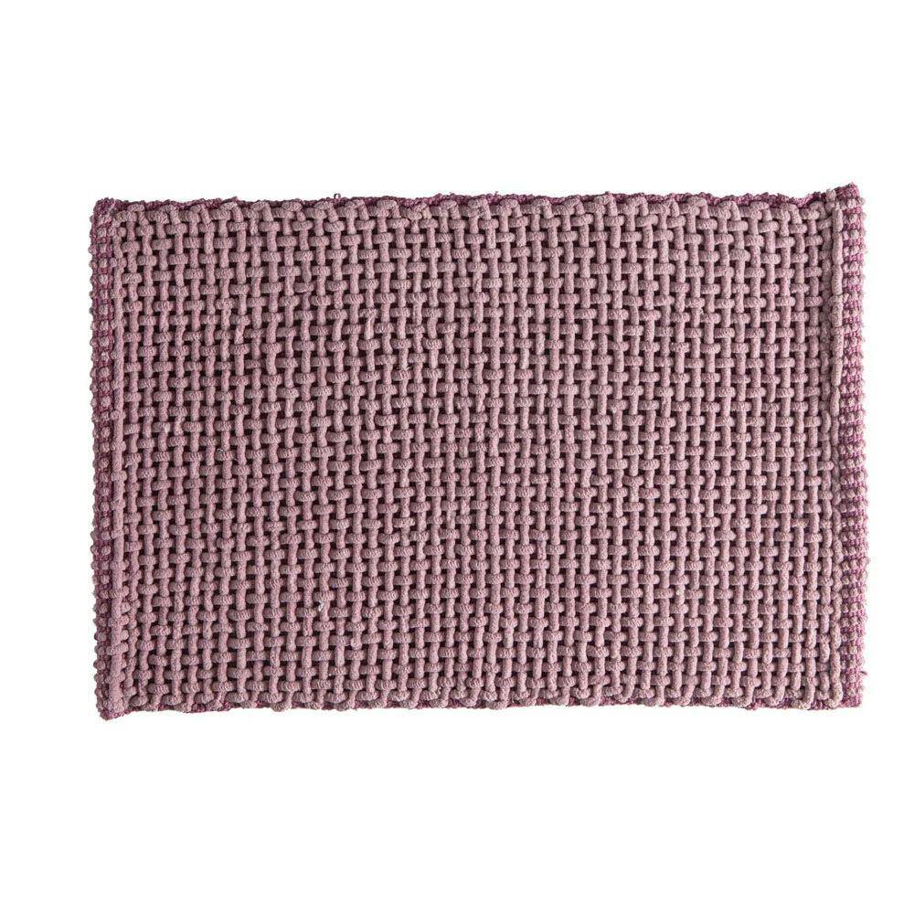 Tapete para Banheiro 40x60 Nice Corttex Rosa