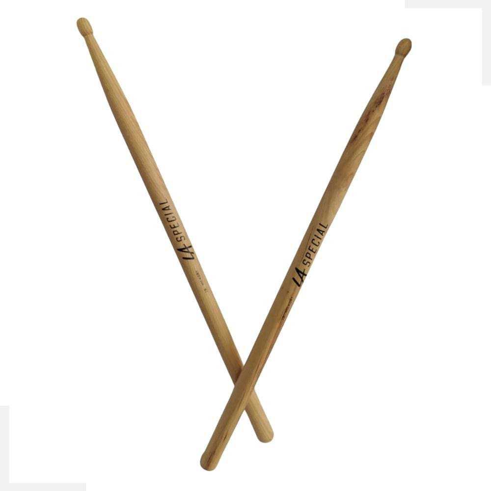 Par De Baqueta Bateria 2B Madeira LA SPECIAL Hickory LA2BW