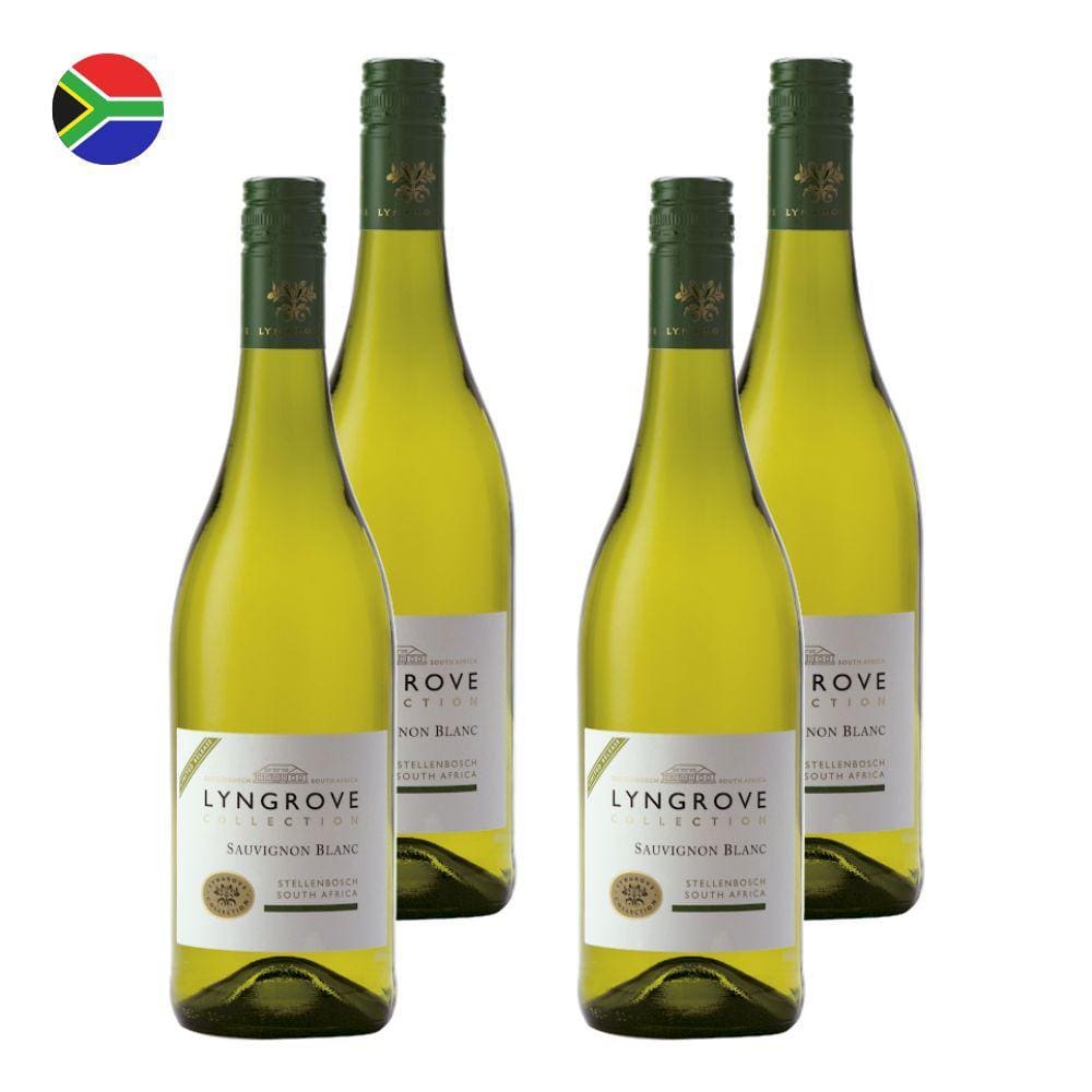 Kit 4 Vinhos Lyngrove Collection Sauvignon Blanc África do Sul 750ml