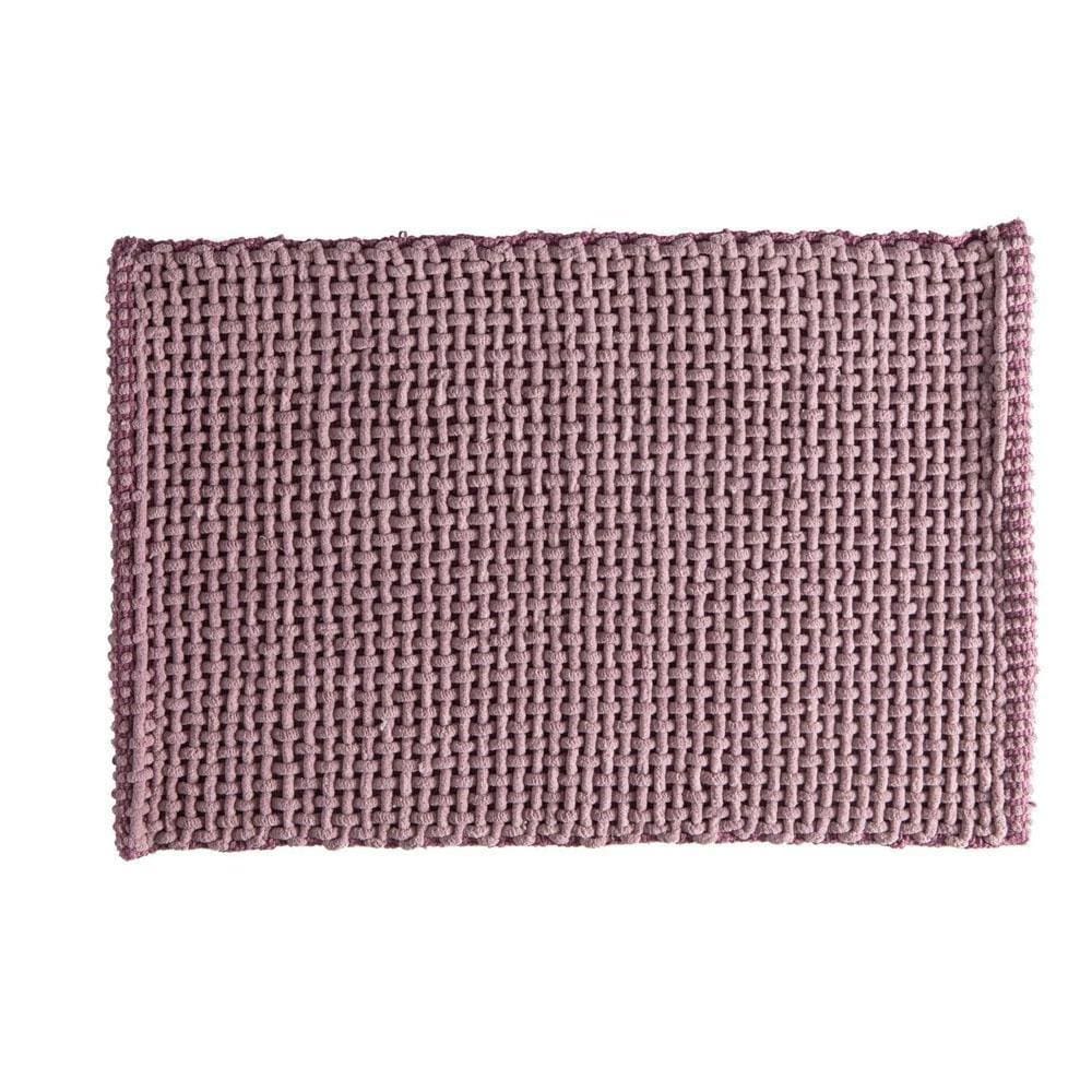 Tapete Para Banheiro 40X60 Nice Corttex Rosa