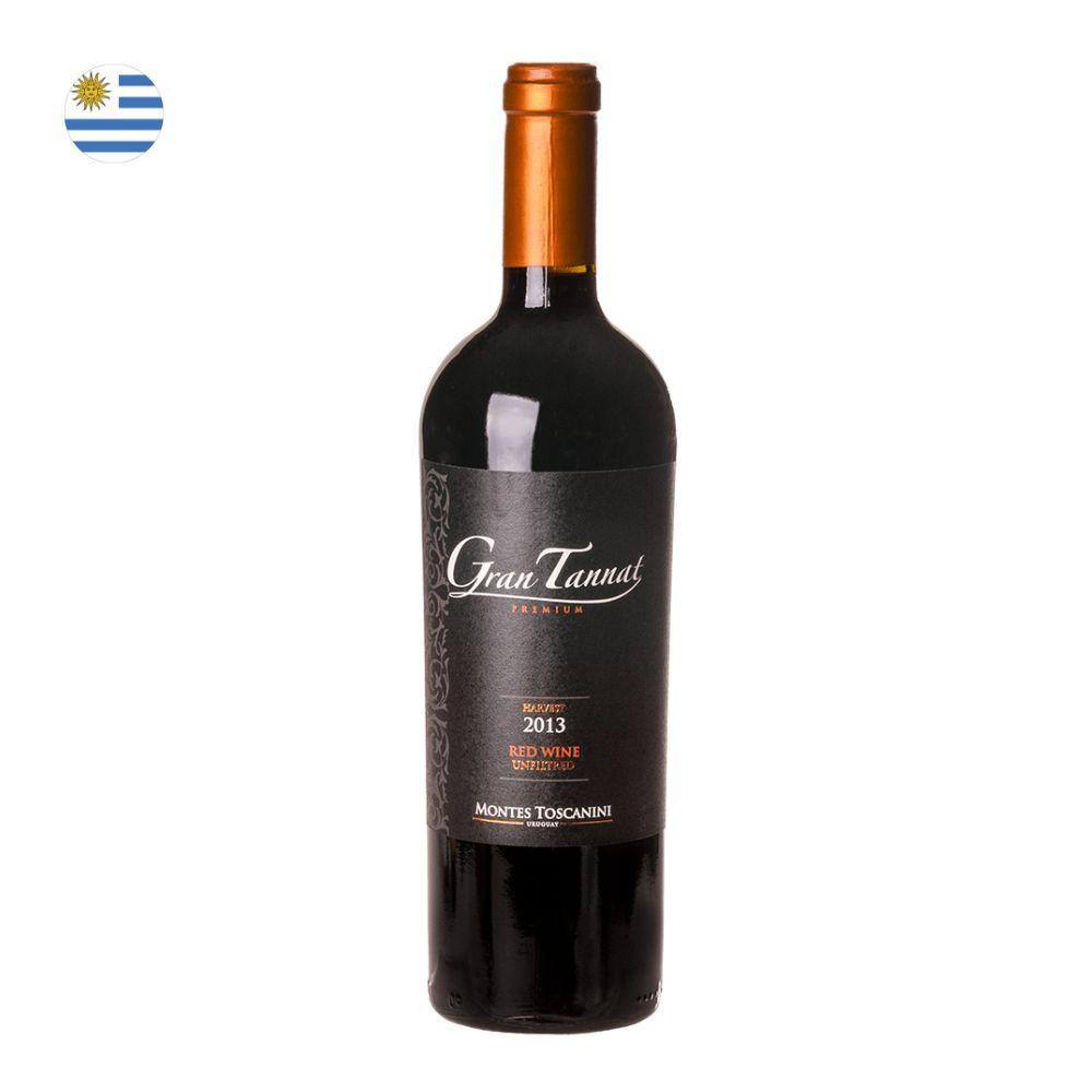 Vinho Gran Tannat Premium Tinto Uruguai 750ml