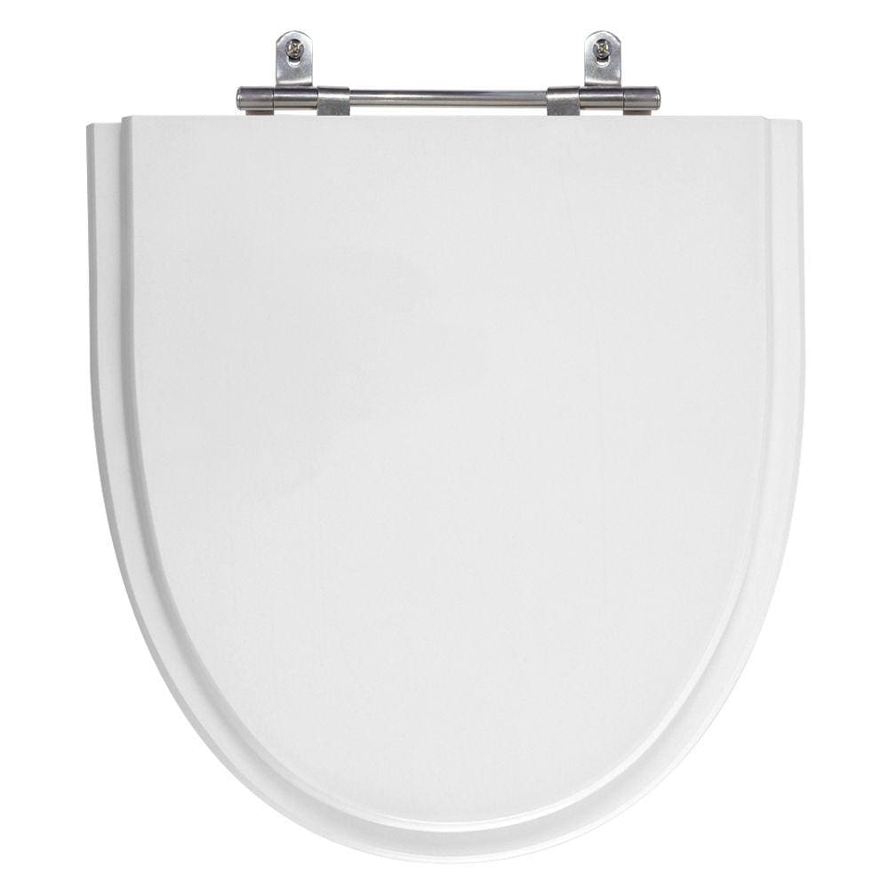 Assento Sanitário Studio Amber (Cinza Escuro) Tampa para Vaso Incepa de Madeira Laqueada