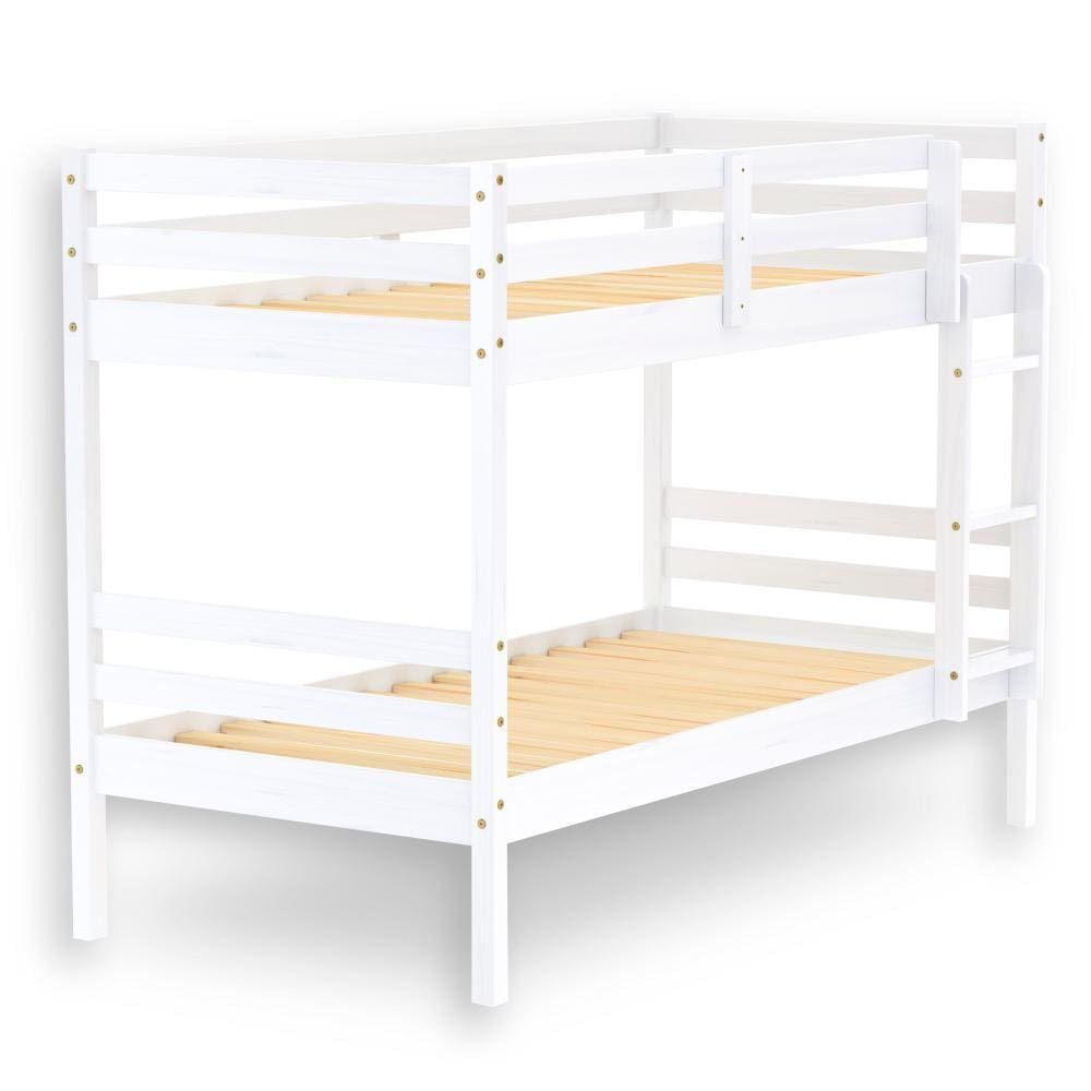Beliche Infantil Eco Madeira Maciça Branco Mobilistore