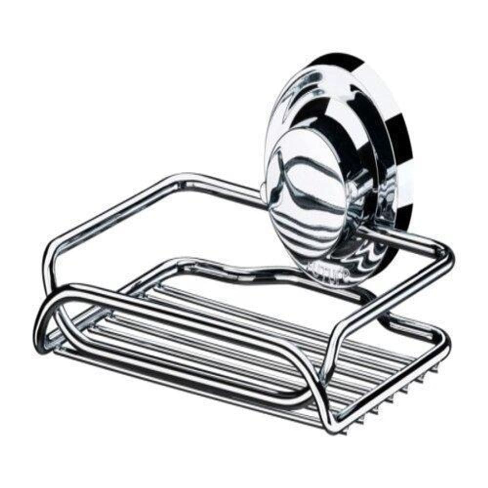 Porta Sabonete Cromado Saboneteira Com Ventosa 4053