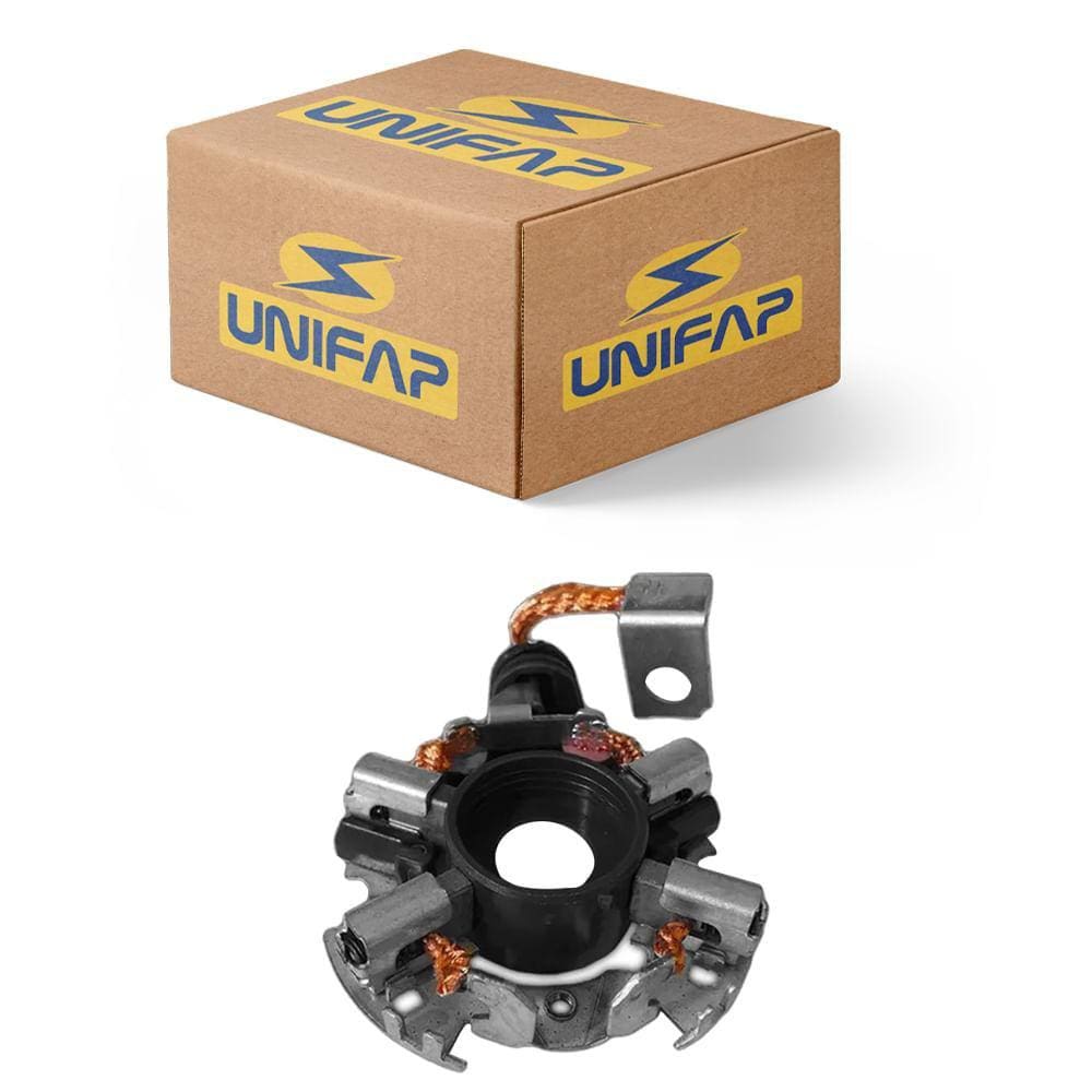 Porta Escova Motor Partida Fiat Palio Siena Uno 12V Unifap