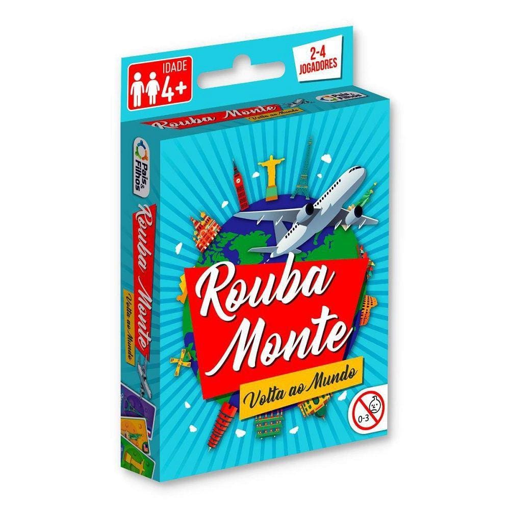 Rouba Monte Jogo Cartas Diversão Baralho Estratégia Entretenimento Dinâmico Amigos Brincadeira