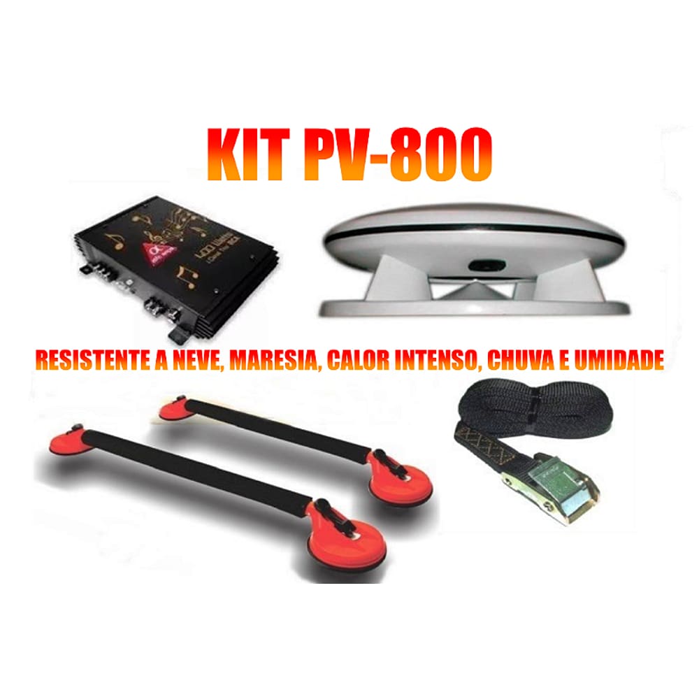 Kit PV800 Propaganda Volante Fibrasom Driver e Tweeter JBL