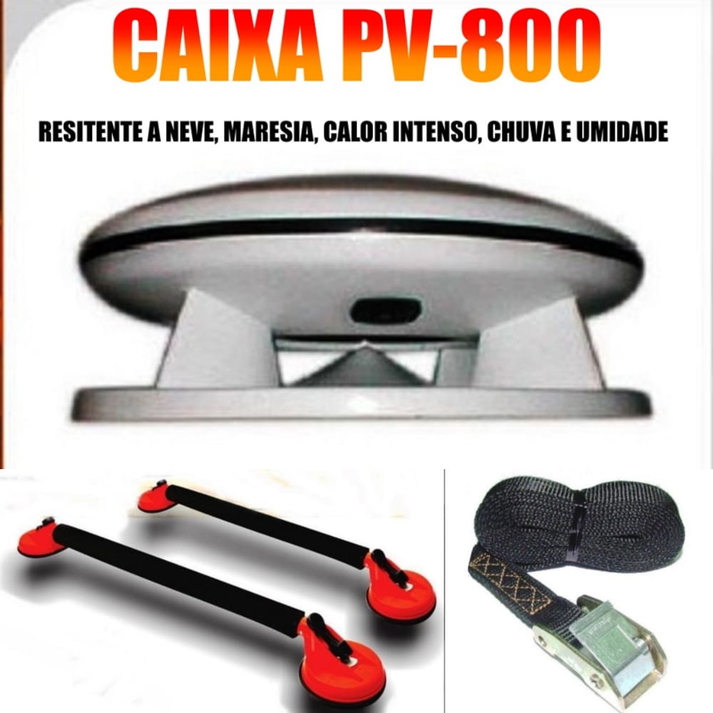 Caixa Propaganda Fibrasom PV800 Driver e Tweeter JBL + Rack