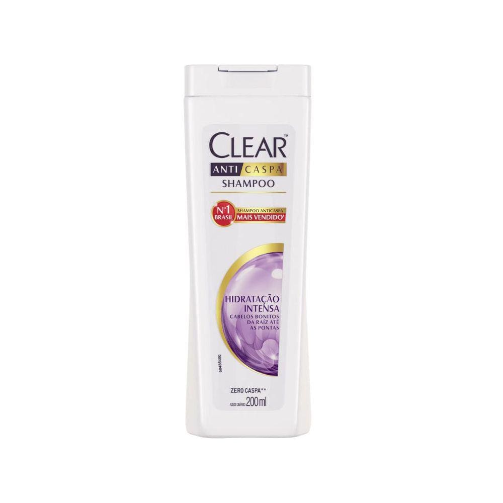 Shampoo Clear 200ml Hidrataçao Intensa