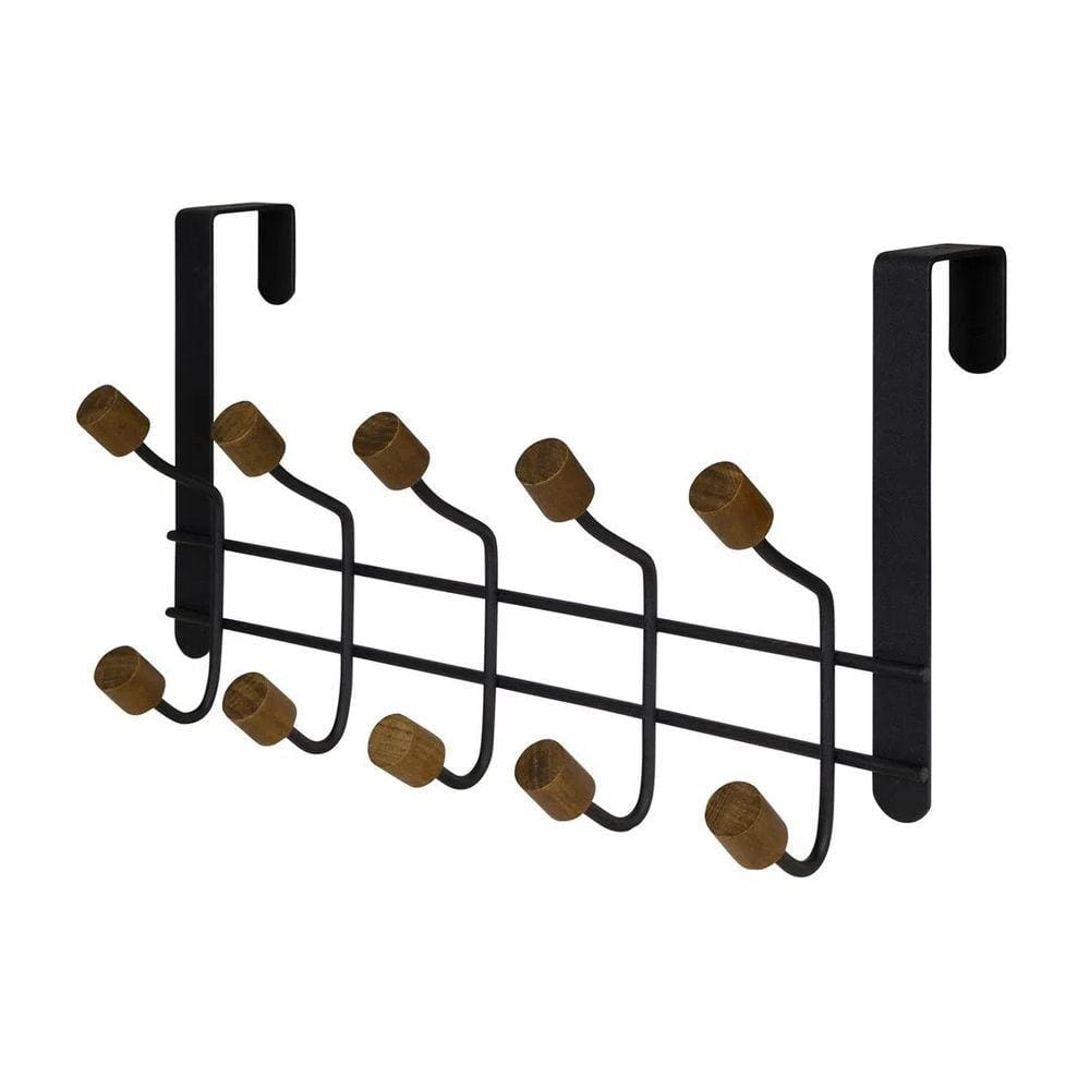 Suporte Organizador Aramado para Porta com 10 Ganchos