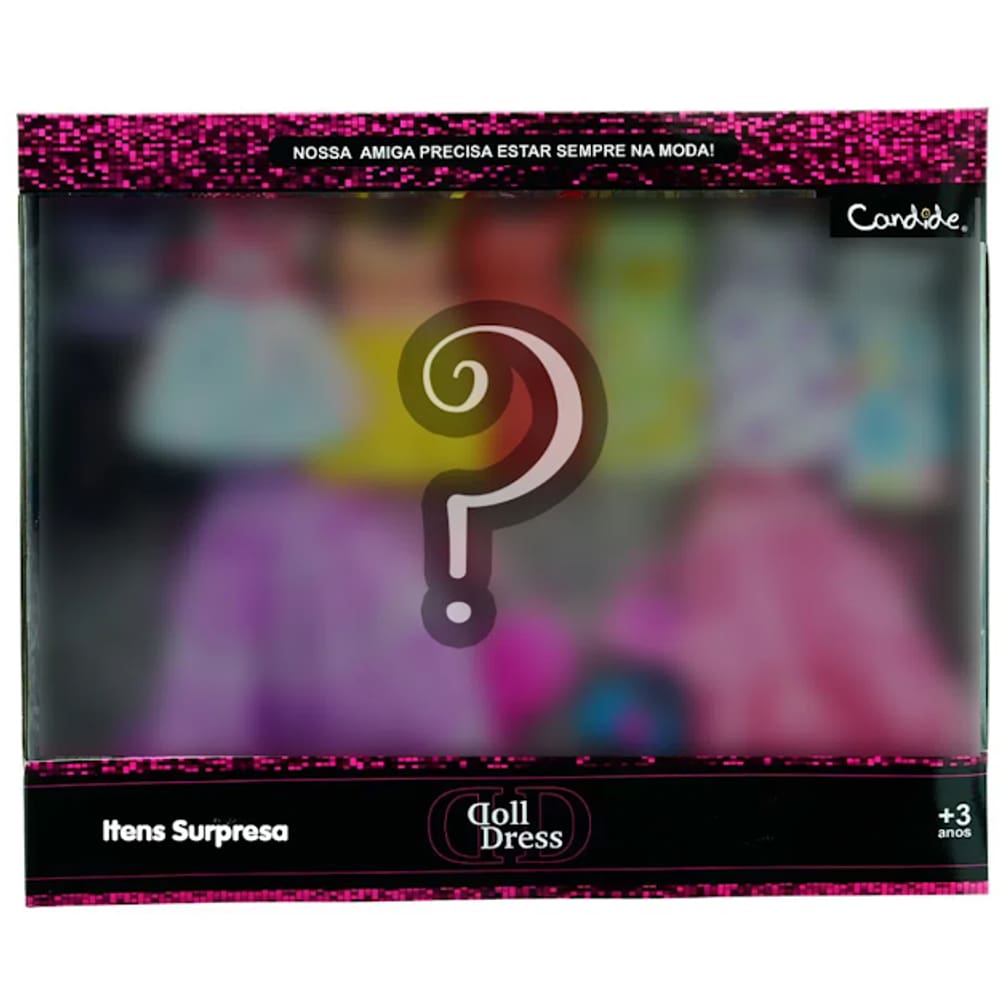 Vestido Para Boneca Barbie Com 9 Vestidos Doll Dress Candide