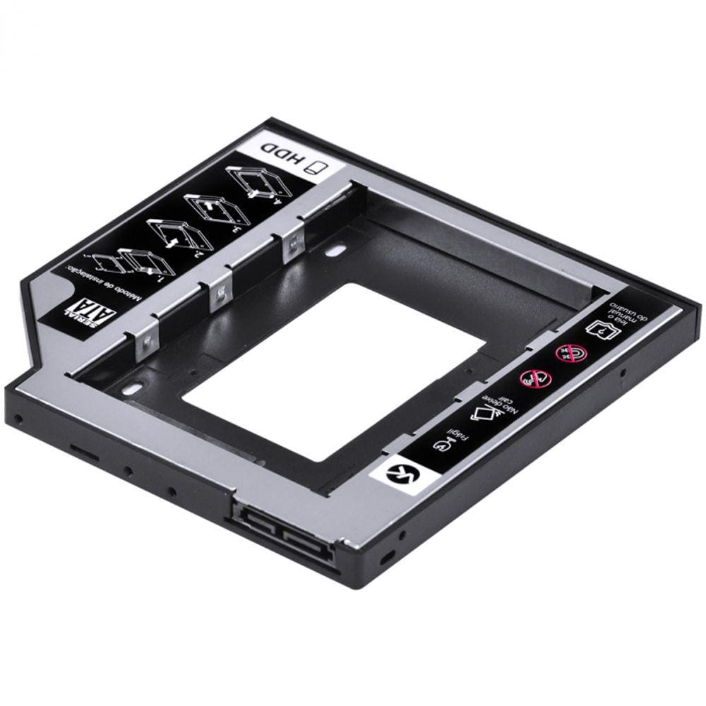 Adaptador Caddy Para Hd Ou Ssd Gaveta Dvd 9,5mm - Ac95 Vinik