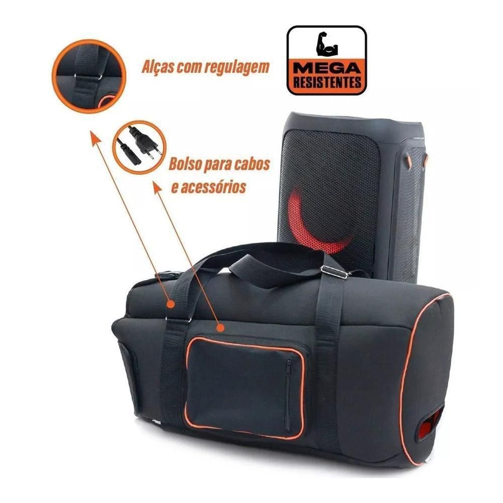 Bolsa Case Partybox 310 Capa Protetora Bag Resistente Água