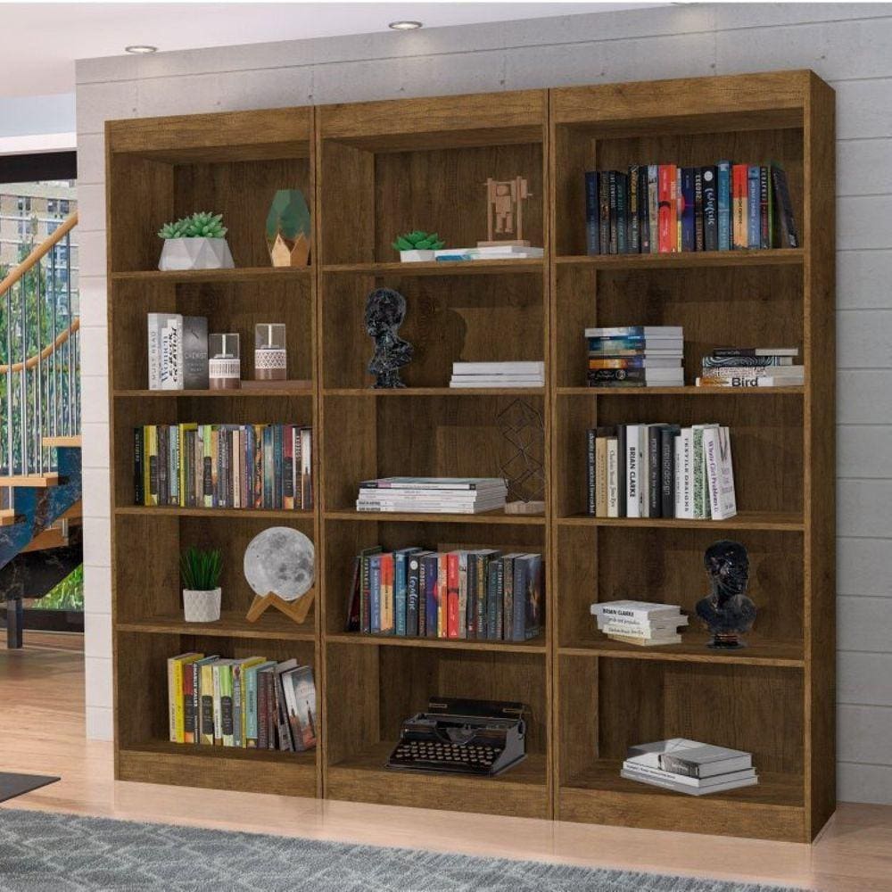 Conjunto 3 Estante Livreiro Multiuso Larissa Jequitiba