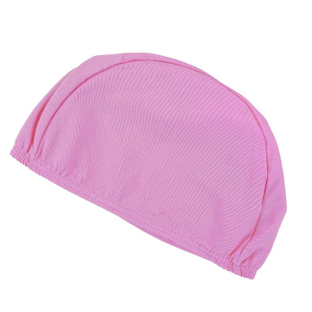 Touca Natação Infantil Proteção UV Lisa Rosa Everly