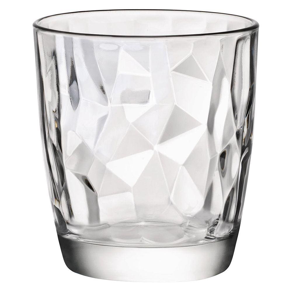 BORMIOLI ROCCO DIAMOND COPO UÍSQUE 10x9x9cm 390ml VIDRO TRANSP 6PÇ