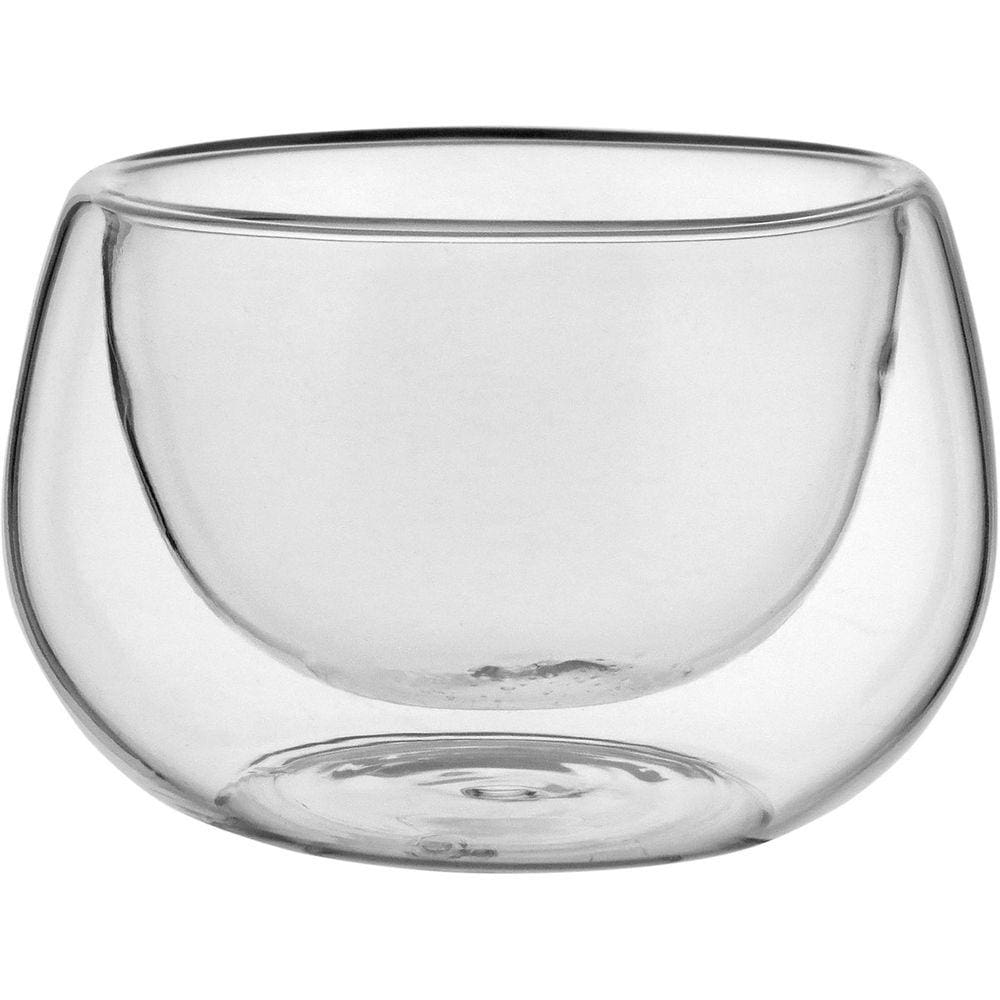 SALADEIRA 6x10x10cm 180ml BOROSILICATO TRANSP PAREDE DUPLA