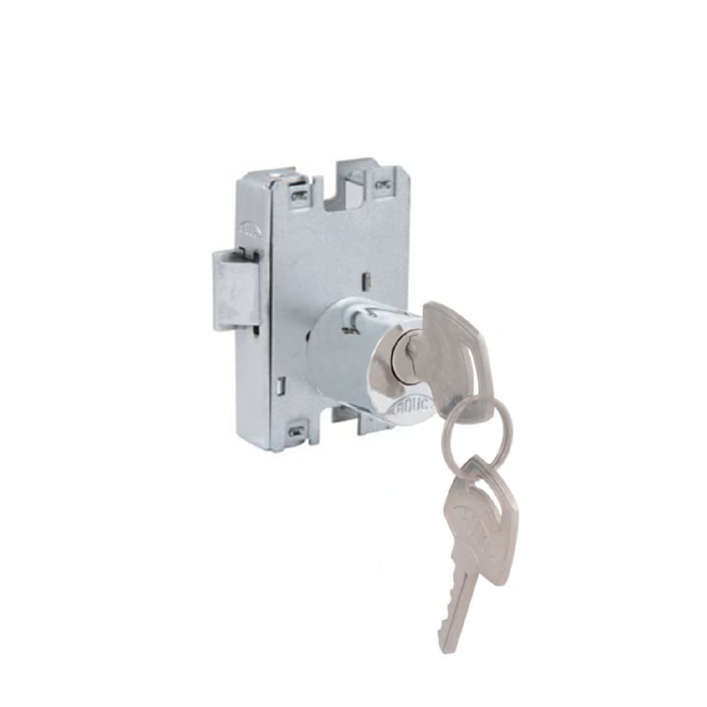 Fechadura Porta Vidro Blindex Bate-Fecha 2371/69 Cilindro Redondo