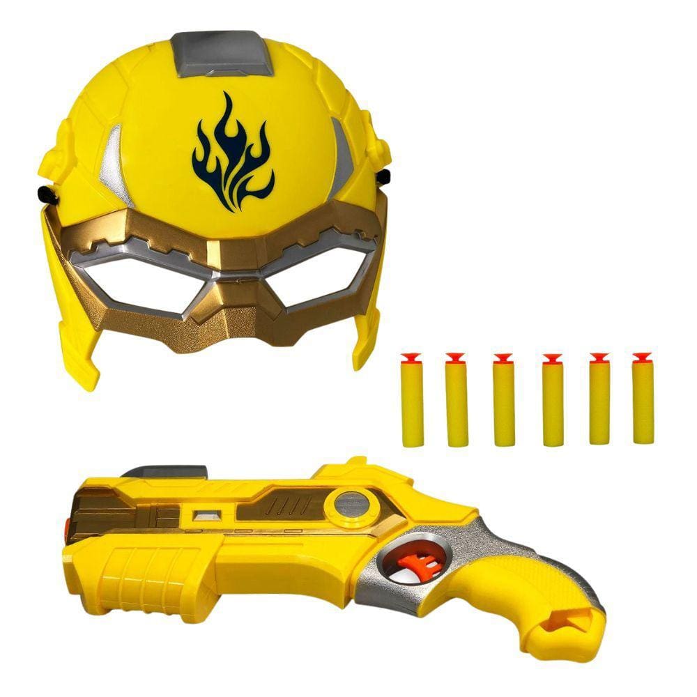 Brinquedo Lançador De Dardos Nerf Boa Rc-6 Arminha Hasbro