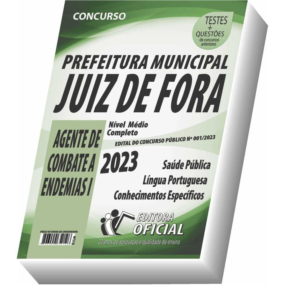 Apostila Prefeitura de Juiz de Fora - MG - Agente de Combate a Endemias I