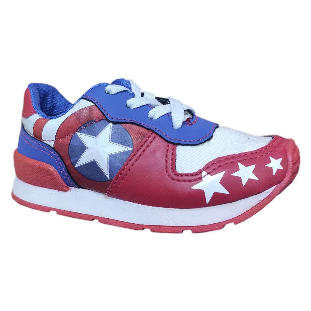 Tenis dos best sale vingadores infantil