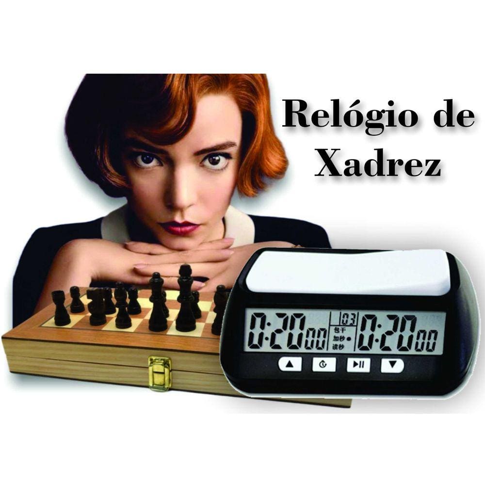 Relógio de xadrez analógico