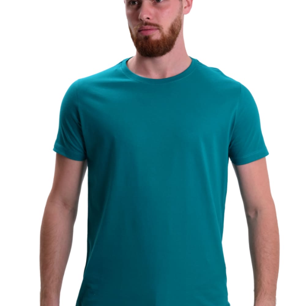 Camiseta Tradicional verde escura 100% algodão