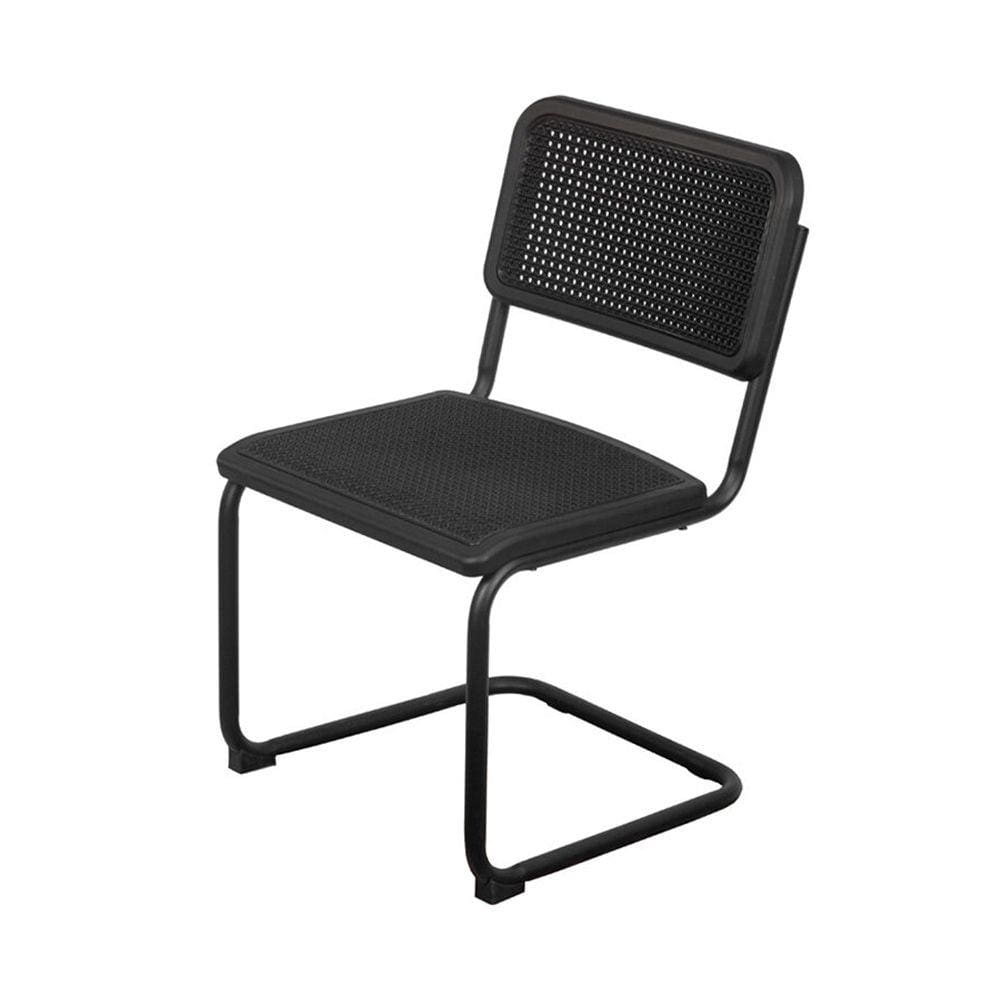 Cadeira Cesca Base Preta - Preta/Preta