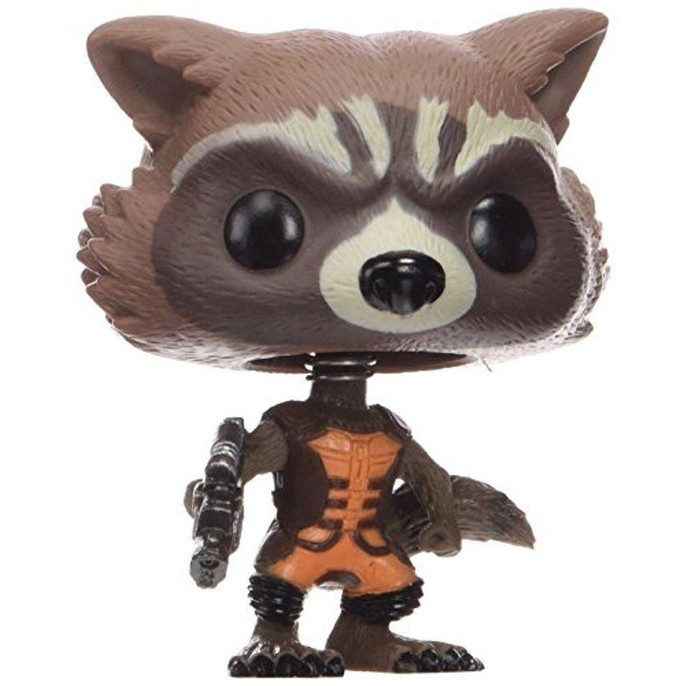 Funko Pop Marvel Rocket Raccoon Vinil Bobble - Guardiões da Galáxia