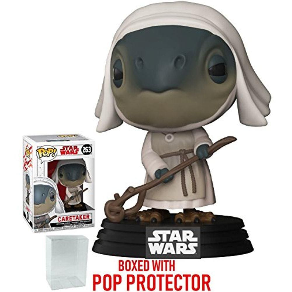 Funko Pop! Star Wars: Os Últimos Jedi - Figura de Vinil zelador (empacotado com caixa pop protector case)