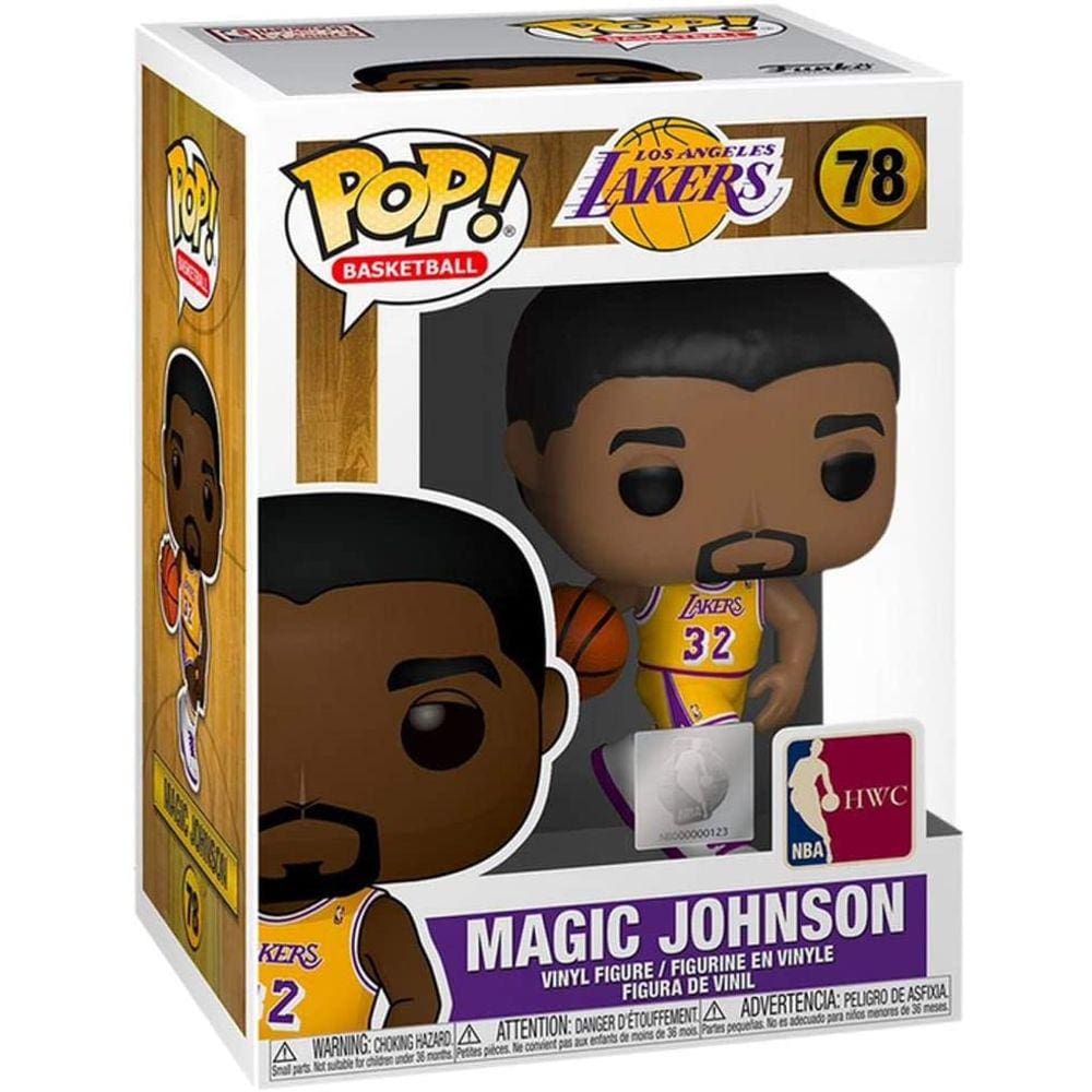 Boneco Funko Pop! NBA: legendas - Magic Johnson (Lakers Home)