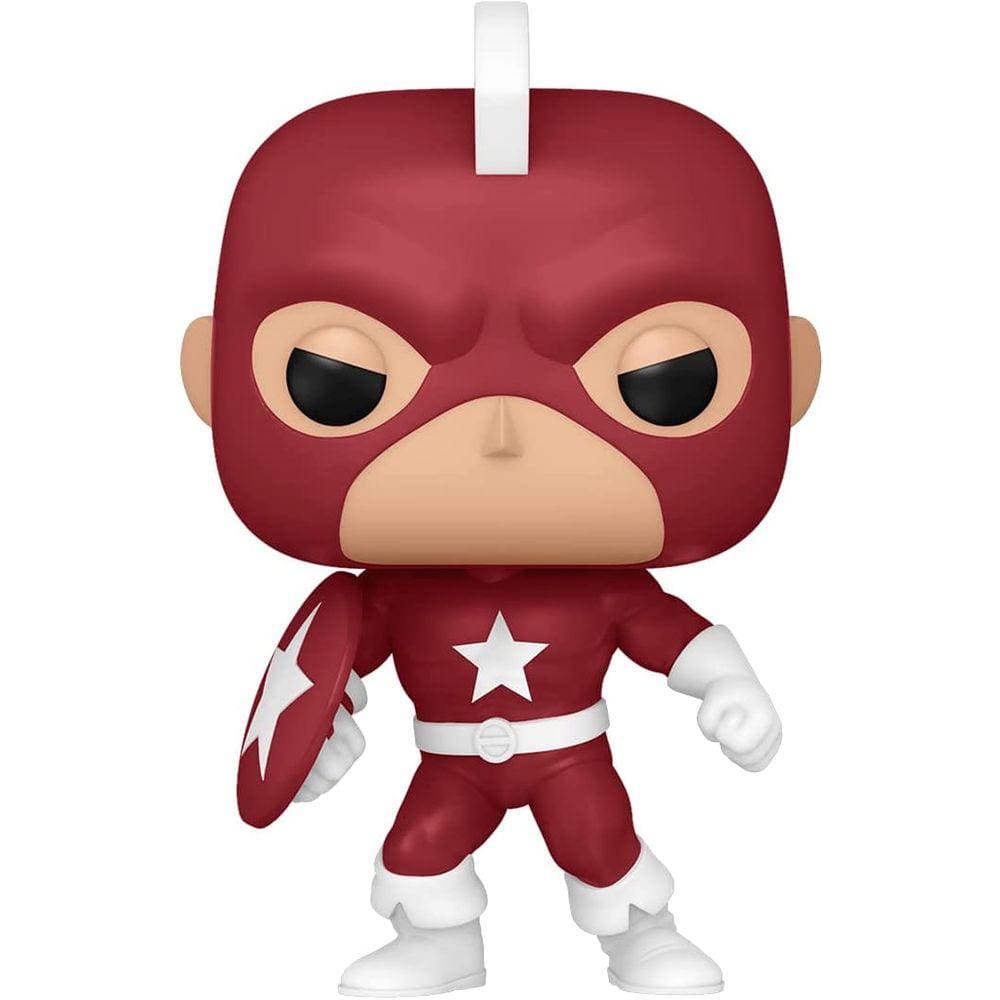 Funko Pop! Marvel: Ano do Escudo - Guardião Vermelho, Exclusivo da Amazon