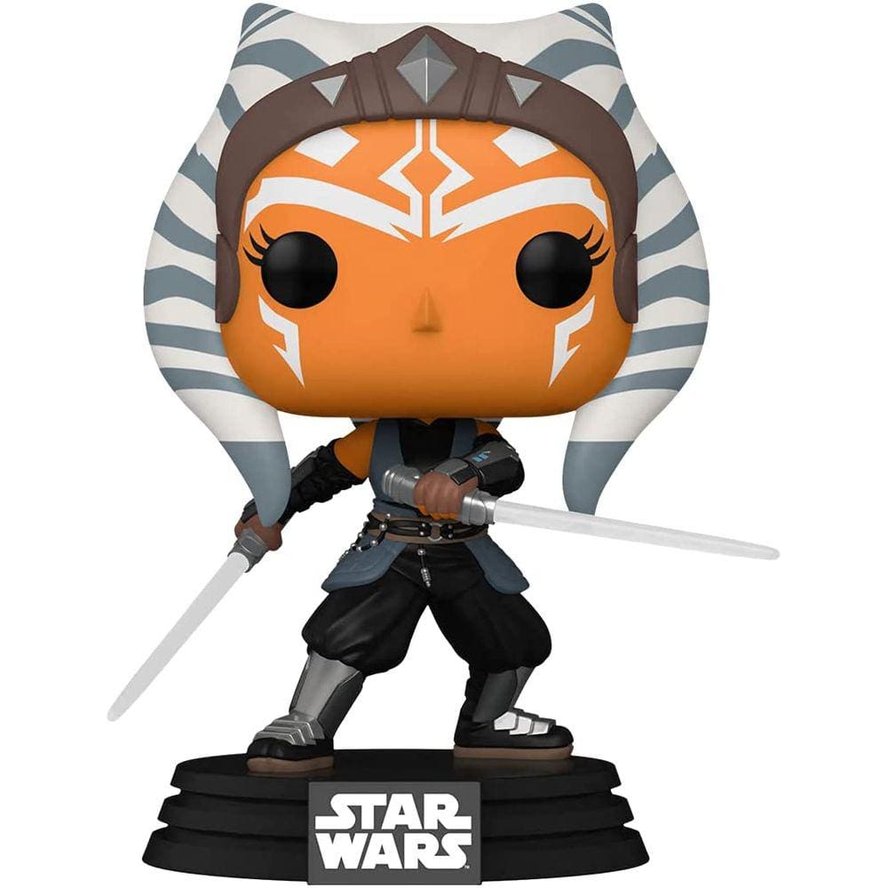 O Mandaloriano: Ahsoka com Sabres de Luz - Figura Colecionável Funko Pop